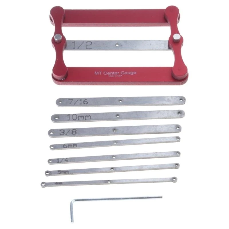 

Professional Woodworking Center Gauge Stainless Steel Locator with Inch and Metric Marking Bars for Line Marking .Q0KF