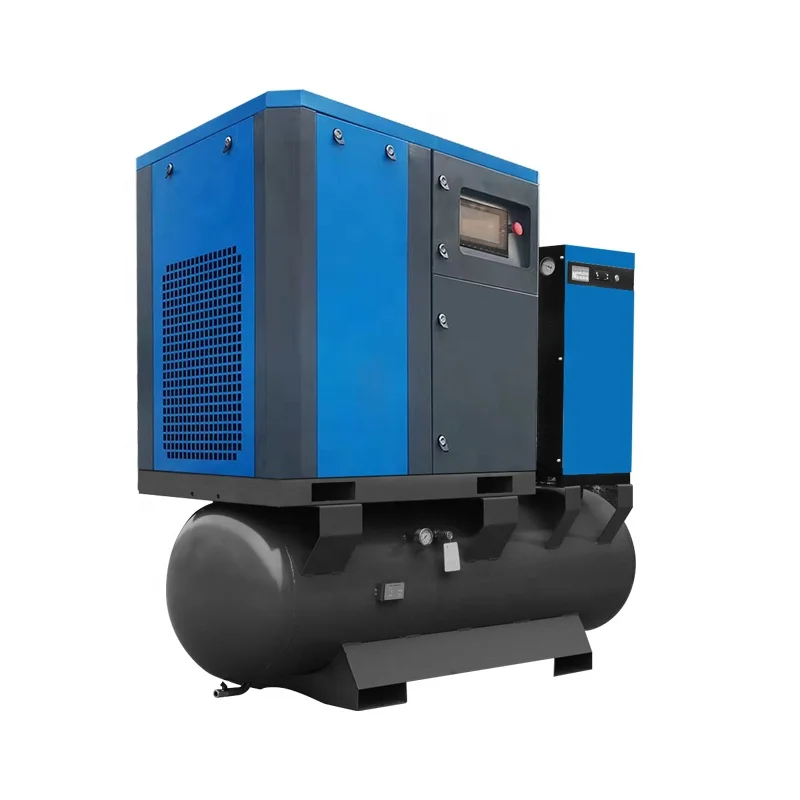 High Quality 7.5kw 11kw 15kw 22kw Screw Air Compressor for Cutting Machine 16bar Screw Air Compressor