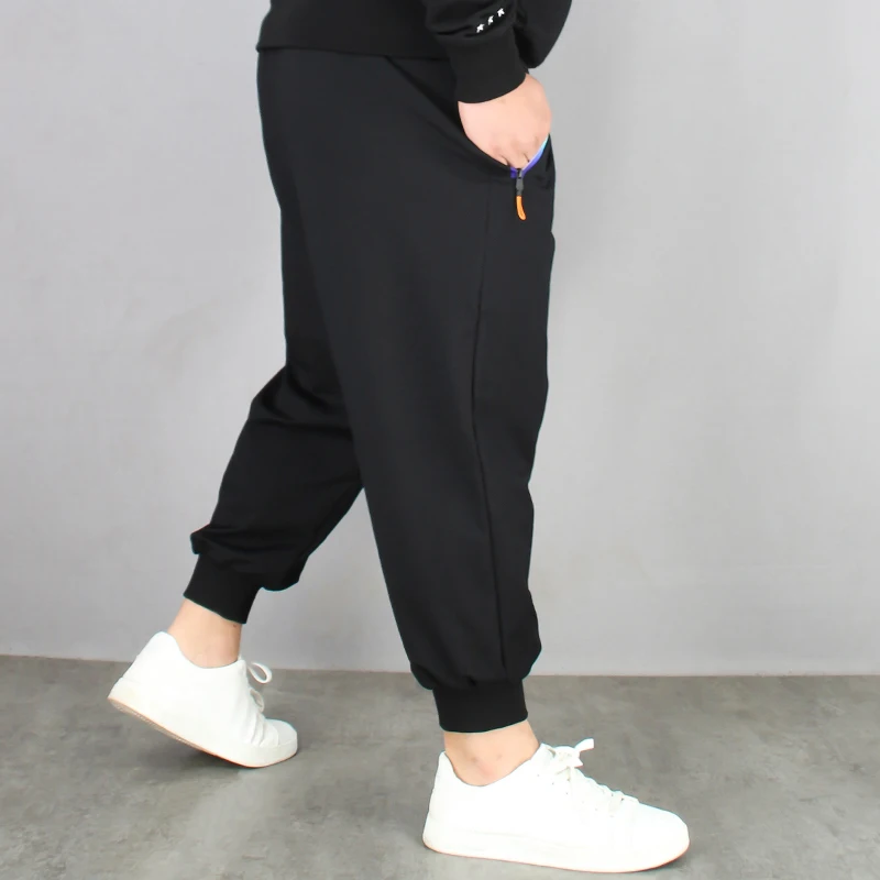 حجم كبير 5XL 6XL 12XL 15XL الشتاء الدافئة الصوف السراويل الرجال سميكة عادية الحرارية Sweatpants الذكور السراويل عالية الجودة الرجال ركض