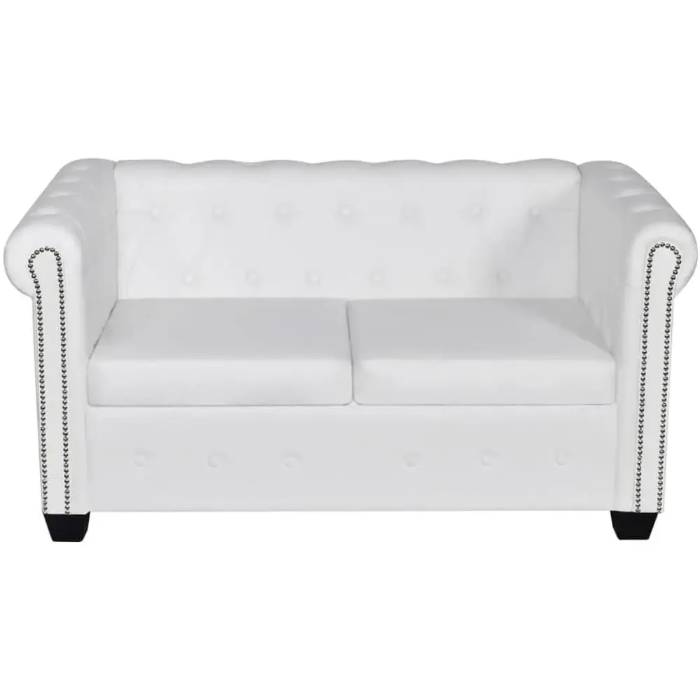 

Special OfferArtiicial Leather Ern 2-Seater Chesterield Loveseat Soa Couch, Small 2 Seater Soa Or Living Room, Bedroom Aparent,