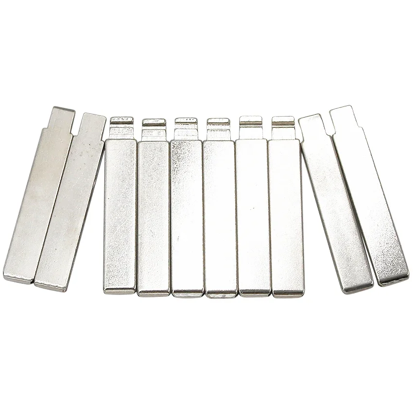 10PCS Remote Key Blank Blade 54# HU83 For Citroen Peugeot Flip Folding Car Key Blank No.54 HCA Modified Key Blade With Groove