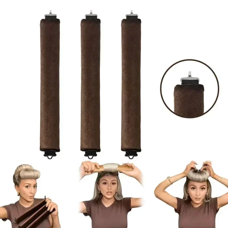 Hitteloze Krultang Hoofdband Luie Haarkrulspelden Geen Warmte Haarrollers Krullen Slapende Zachte Flexi Staven Met Haak Haar Styling Tools