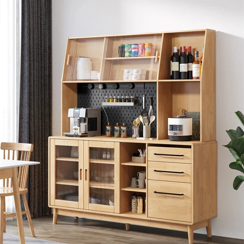 Nordic Buffet Cabinet Sideboard Cupboard Wood Closet Drawers Storage Sideboard Display Wardrobe Shelf Muebles Kitchen Furniture