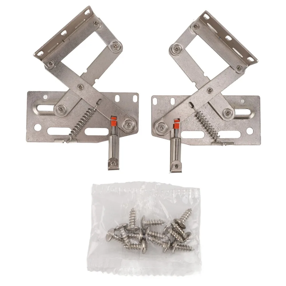 2pcs Durable Heavy Cabinet Hinge Easy Install Practical Tip Out Tray Hinge Flip Door Hinge Furniture