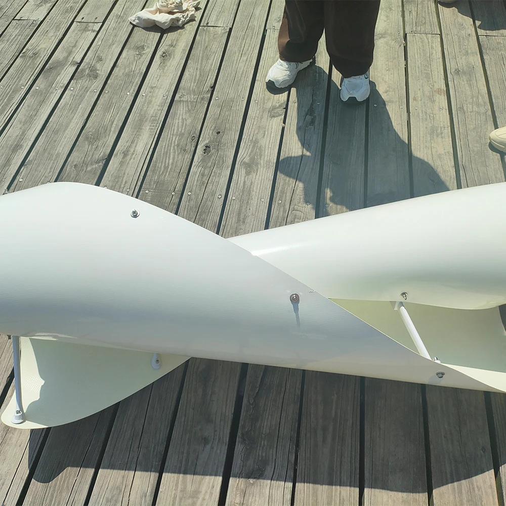 

10KW Vertical Spiral Wind Mill Turbine Portable Generator 12V 24V 48V Alternative Free Energy Windmill With Hybrid Controller