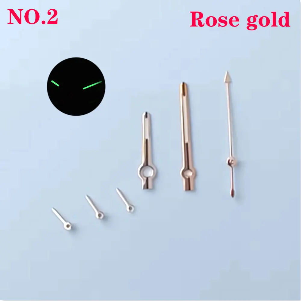 Watch hands, VK63 hands, suitable for VK63 quartz movement, C3 green luminescence, watch accessories - Image 3