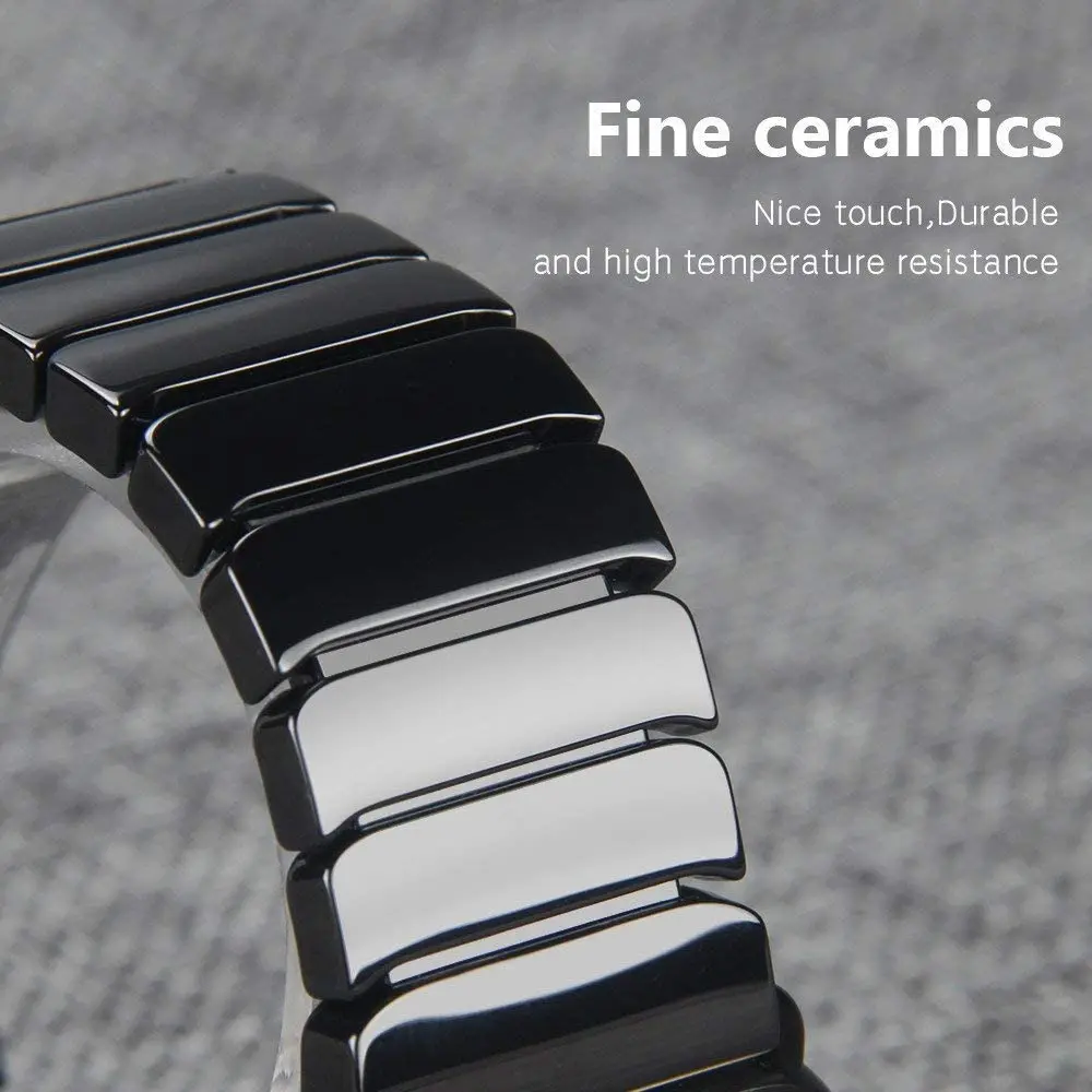 Gapless strap for samsung galaxy watch4 6 classic 47mm 46mm band ceramic correa galaxy watch4 5 44mm 40mm strap no gaps bracelet