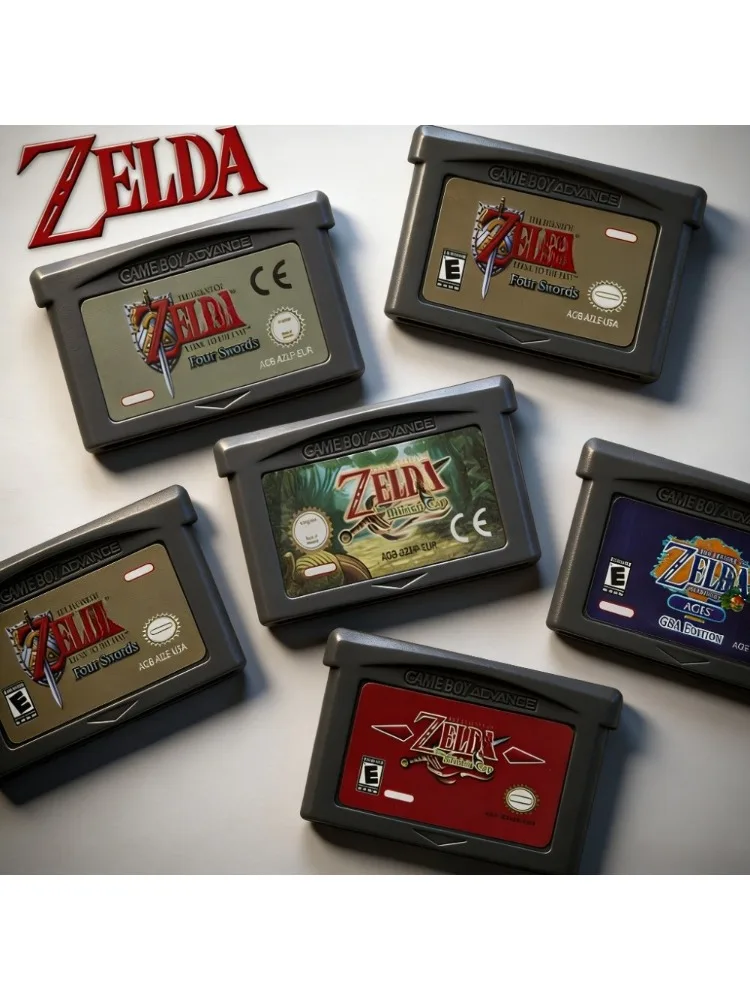 GBA Game Cartridge 32-bit videogame console gamecard Link To The Past Awakening DX Minish Cap Classic Boutique Collection - afbeelding 2