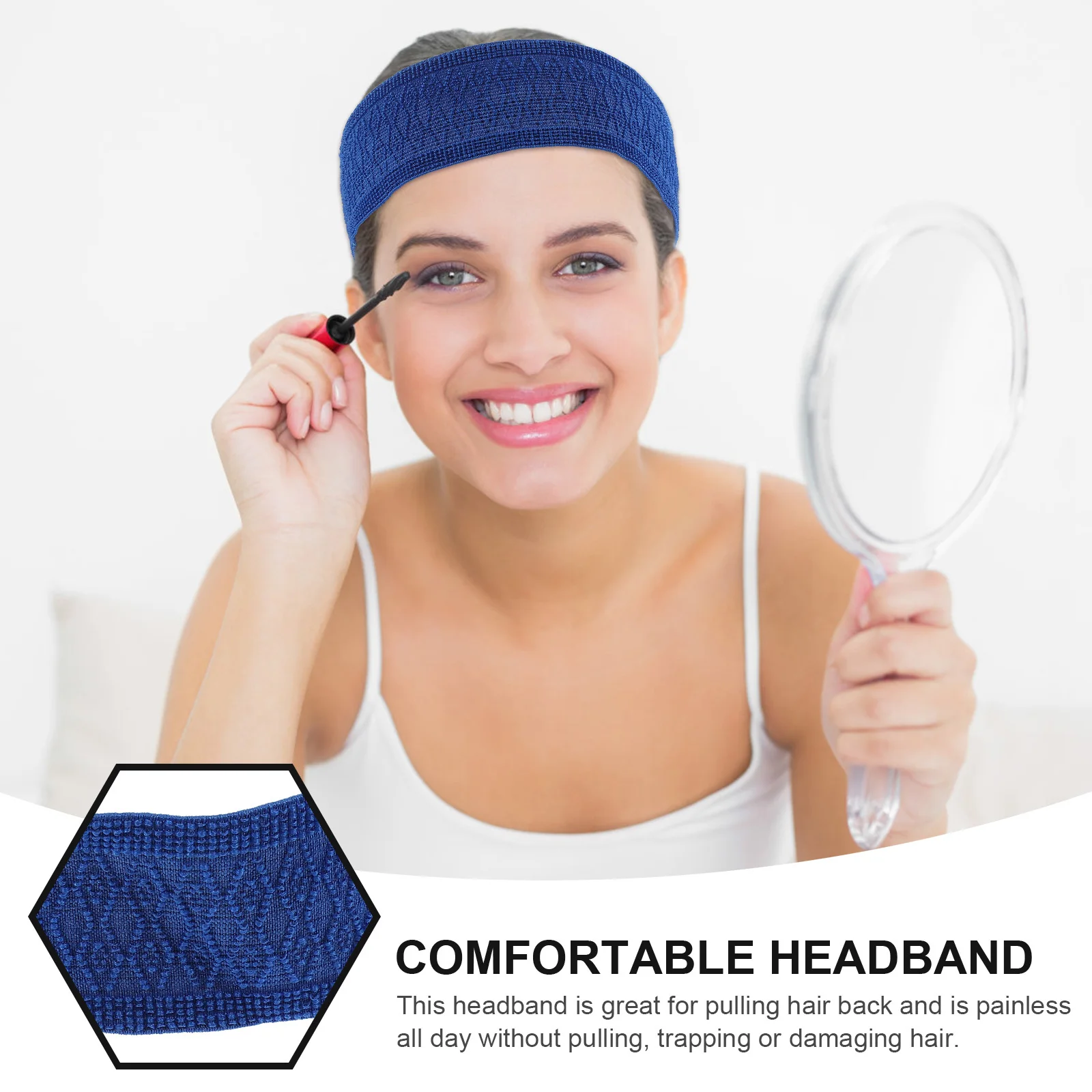 

Elastic Outdoor Fitness Headband Anti-Slip Practical Sports Hair Band for Women Yoga Running Basketball Sweatbands