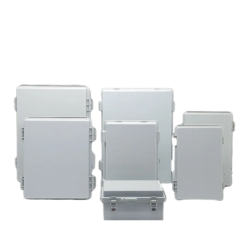 Distbution Box MCCB Box Electric Controller Box AC DC Power Device Box IP65 Waterproof 100/150/200/300/400mm Size Wall Mounting