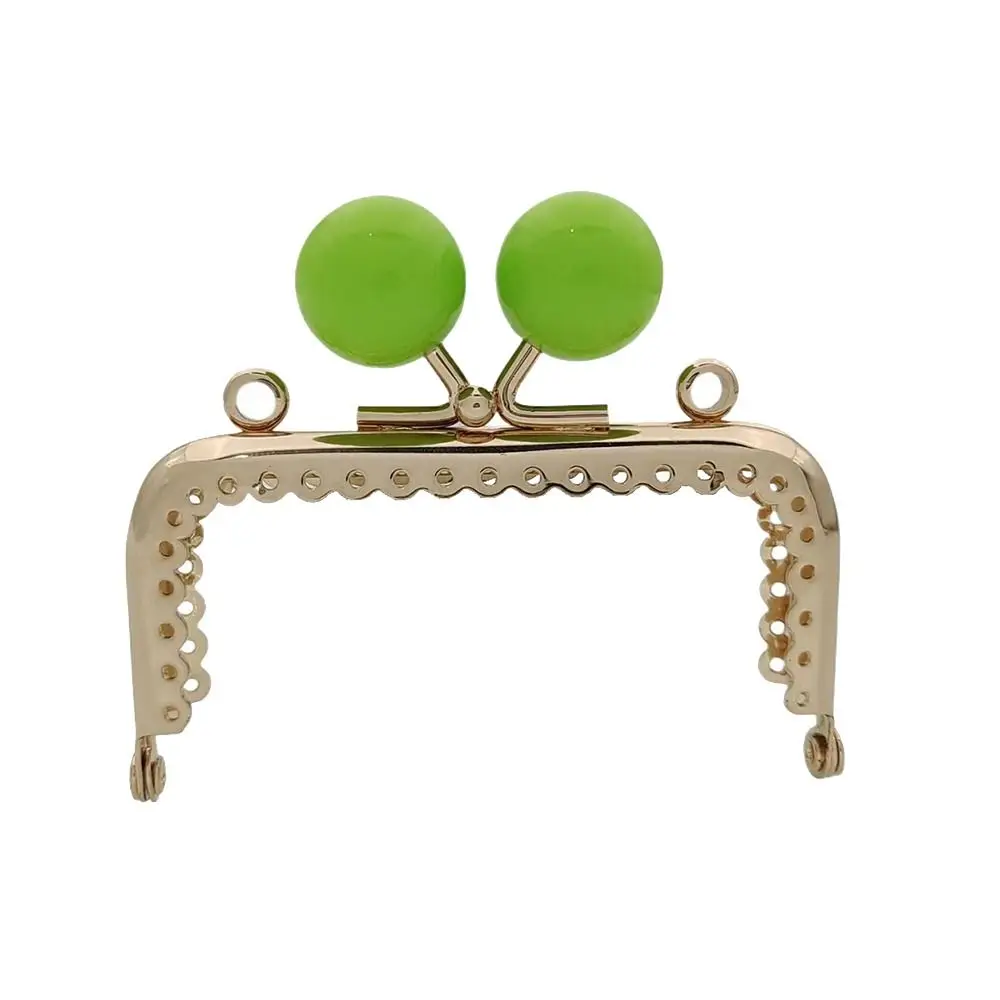 Mini Metal Purse Frame Kiss Clasp Candy Color Square Bag Kiss Clasp Lock Bag Frame Buckle