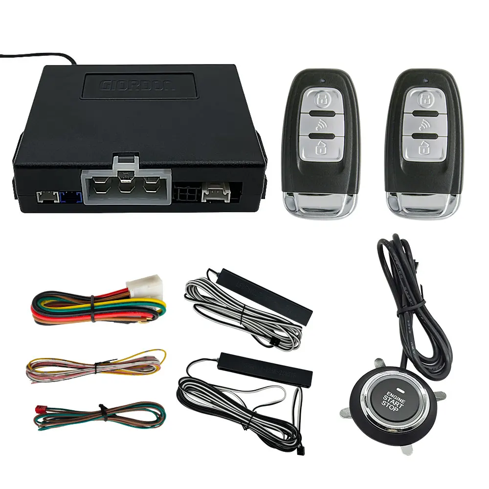 PKE 12V car accessories Keyless Entry Comfort System PKE APP Phone Remote Start Car Engine Car Alarm Push 2024 version