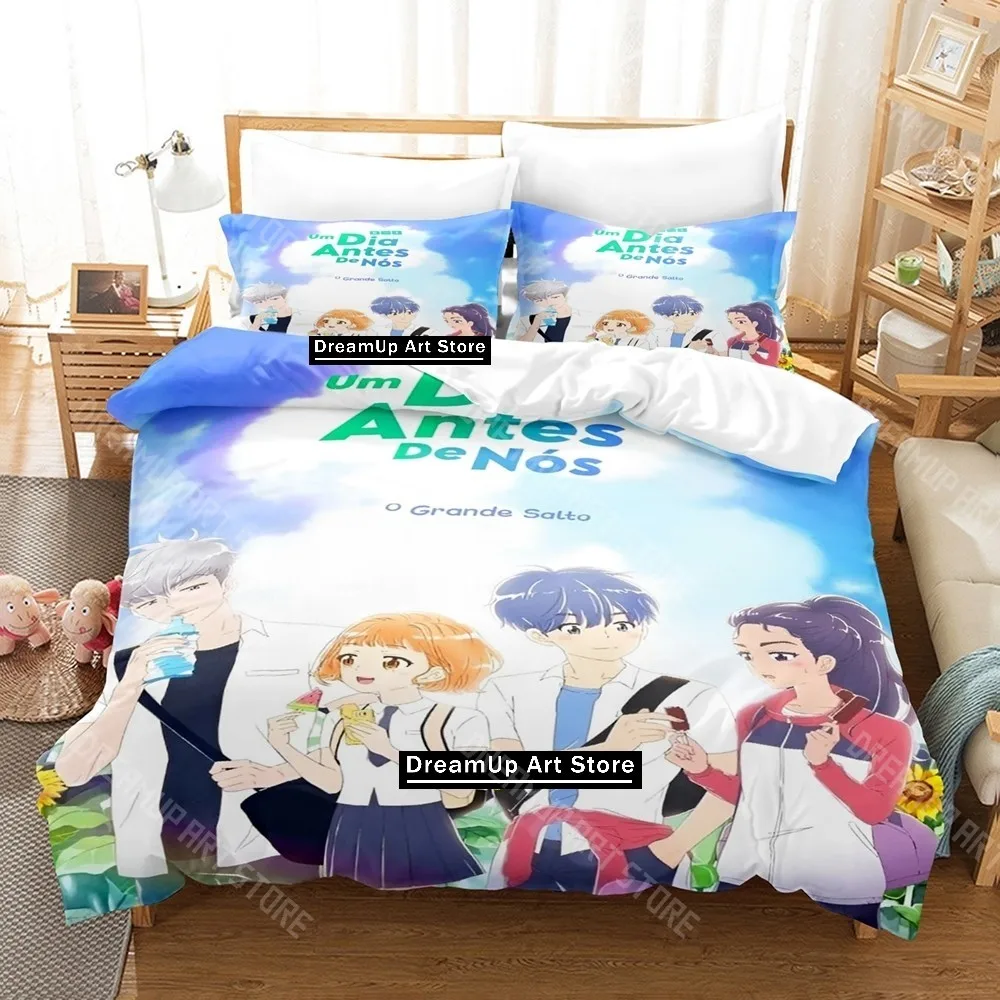 3D Printed A Day Before Us Anime Bedding Set for Boys Girls Duvet Cover Pillowcase Twin Queen King Full Single Double Sizes