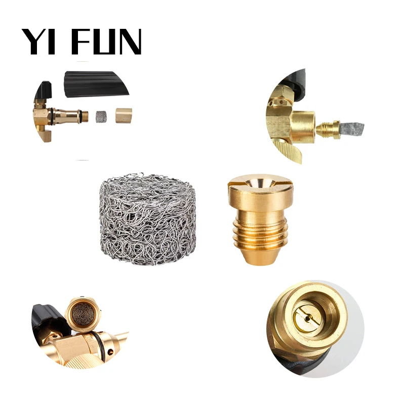 Car Wash Accessories  For Power Washer High Pressure Washer Foam Cannon Orifice Nozzle Mesh Filter Car Cleaning Snow Foam Lance