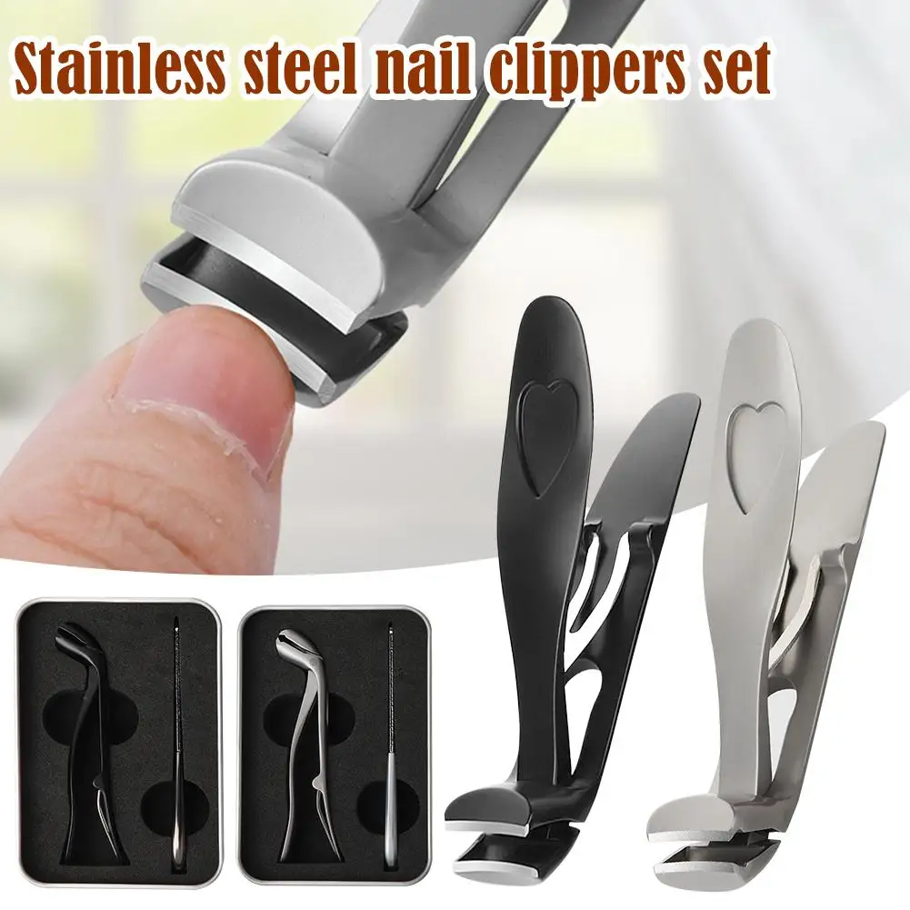 Stainless Steel Nail Sherum Nail Ergonomic Design With Thick Nails For Elderly Nail Trimming Clippers W3i1