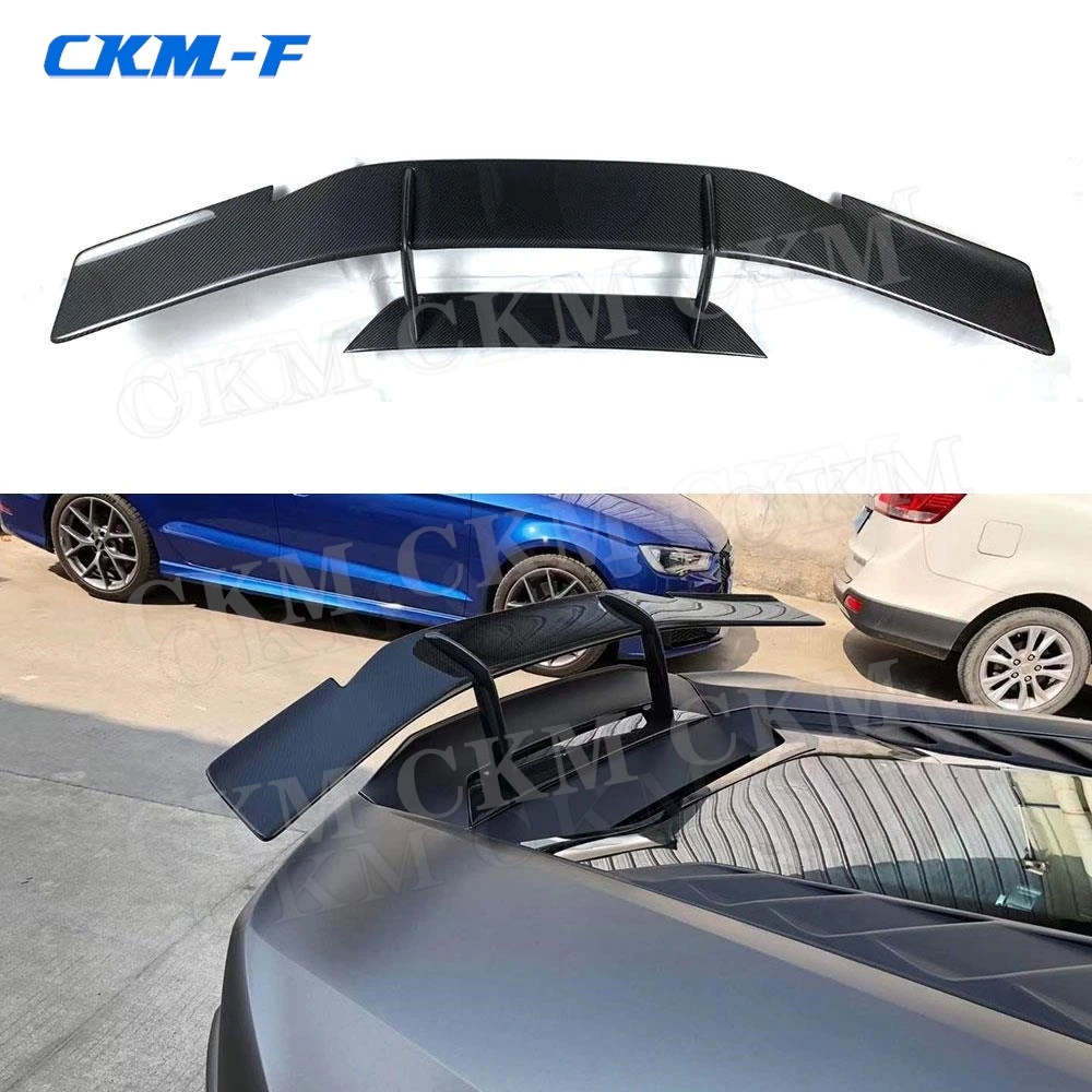 

Dry Carbon Fiber Rear Trunk Lip Spoiler for Lamborghini Huracan LP580 LT610 EVO N style