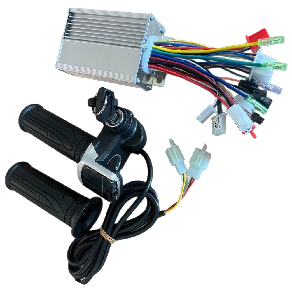 

E-bike Brushless Motor Controller LCD Display Throttle Handlebar 36V/48V/64V 350W Brushless Controller