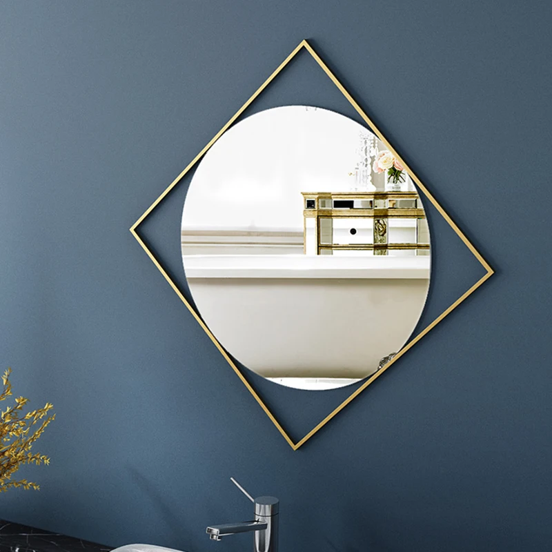 

largeroom Bulk Mirrors desk mirror Personalized Elegant Self Adhesive Mirrors Bohemian Big Gold bedroom decor Room Decor 1211