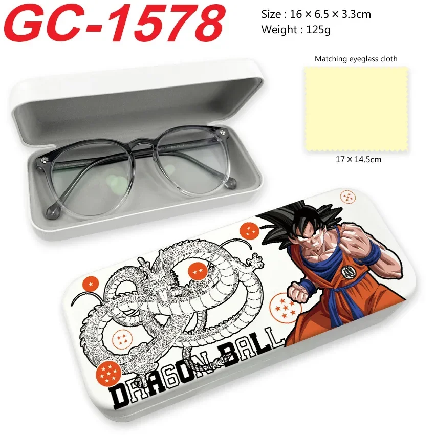 Dragon Ball Son Goku Glasses Storage Box Cartoon Anime Men\'s Women\'s Sunglasses Box Travel Portable Glasses Box Birthday Gift