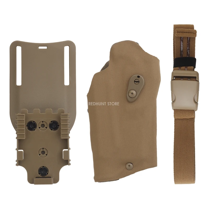Funda táctica P320 con bloqueo rápido y soporte muslo X300