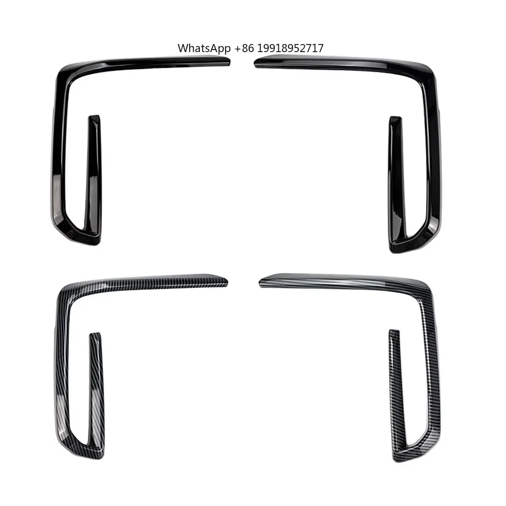 Front Bumper Grille Fog Light Air Intake Trim Sticker - Wind Knife Decor for 2022 BMW X5 G05 Car Accessory JJ72