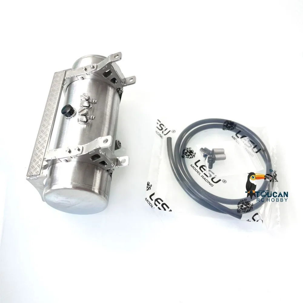 

Распродажа в США, металлический гидравлический бак LESU A для 1/14 TAMIYA RC King, тягач, аксессуар «сделай сам»