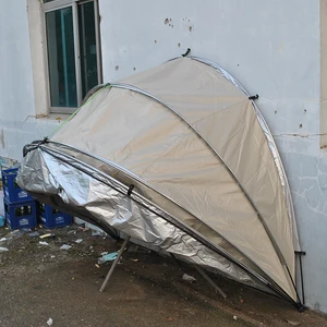 خيمة تخزين الدراجة المحمولة ، غطاء الدراجة الذكية ، سقيفة الدراجات النارية ، مأوى المحرك ، تعليق الحائط أو السياج أفضل 12 خيمة دراجة نارية للمبيعات - رقم 7