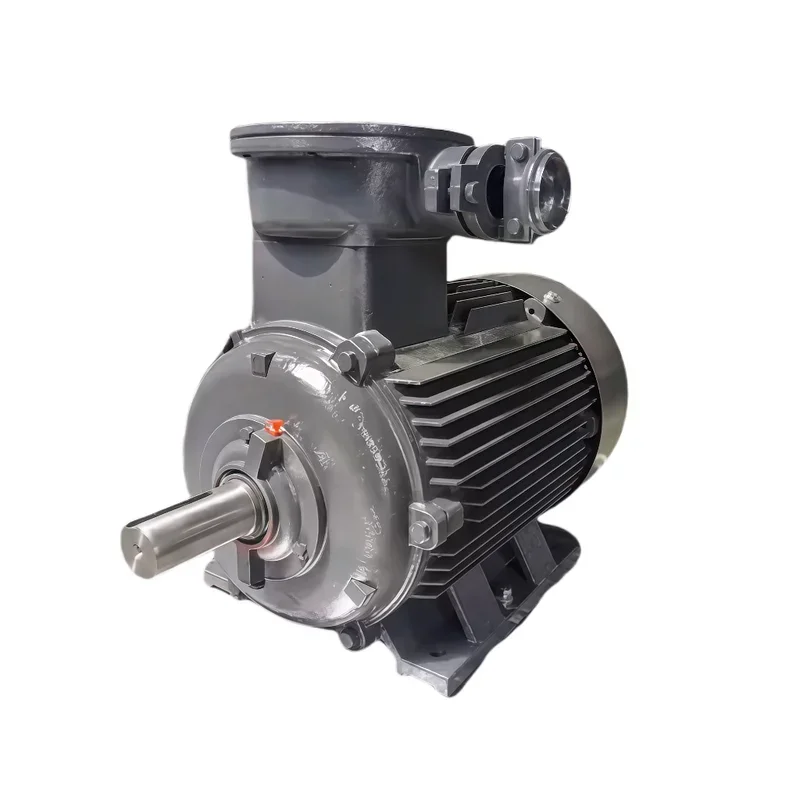 มอเตอร์ไฟฟ้ากระแสสลับแรงดันต่ำ 4P ป้องกันการระเบิด สำหรับการแปรรูปอาหารในภาคสนาม และการใช้งานที่ต้องการป้องกันการระเบิดจากฝุ่น