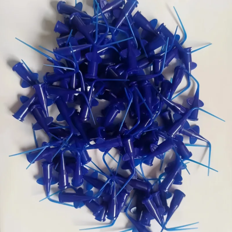 50pcs  Dental Disposable Plastic Syringe Tip Endo Irrigation Disposable Needle Tip For Dental Injection Medicine Refill