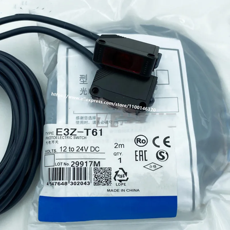 

2Pcs New High Quality photoelectric sensor E3Z-T61 E3Z-T62 E3Z-T66 E3Z-T82 E3Z-T67