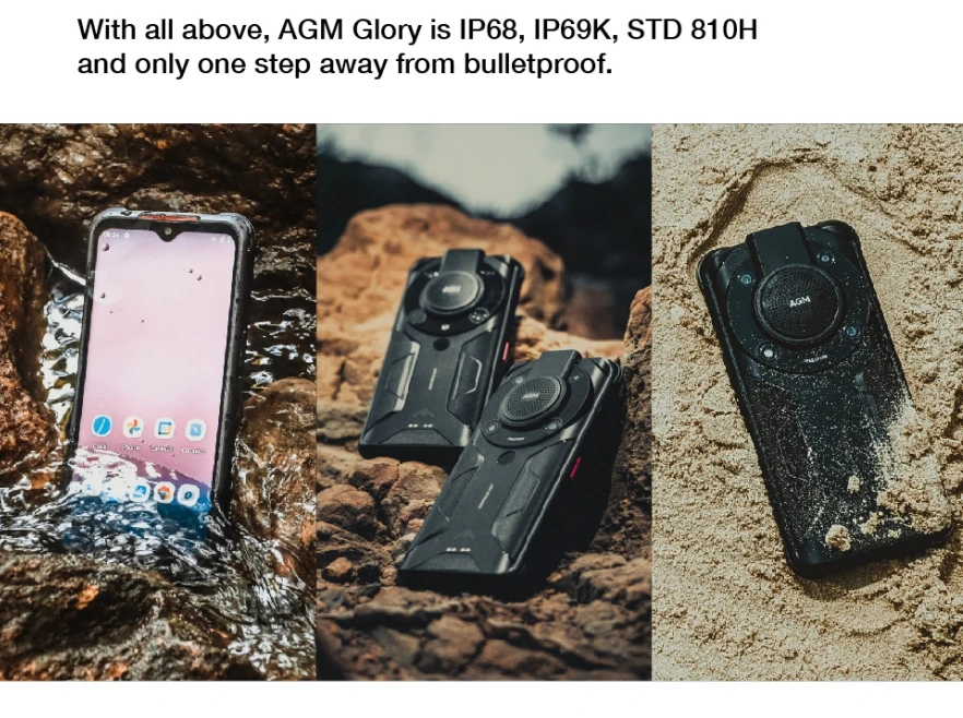 Agm Glory Se Cpu Qualcomm Tm480 120 Hz 6,53 cala 5G częstotliwość globalna Nfc trzyobrony smartfon 8Gb Ram 128Gb Rom