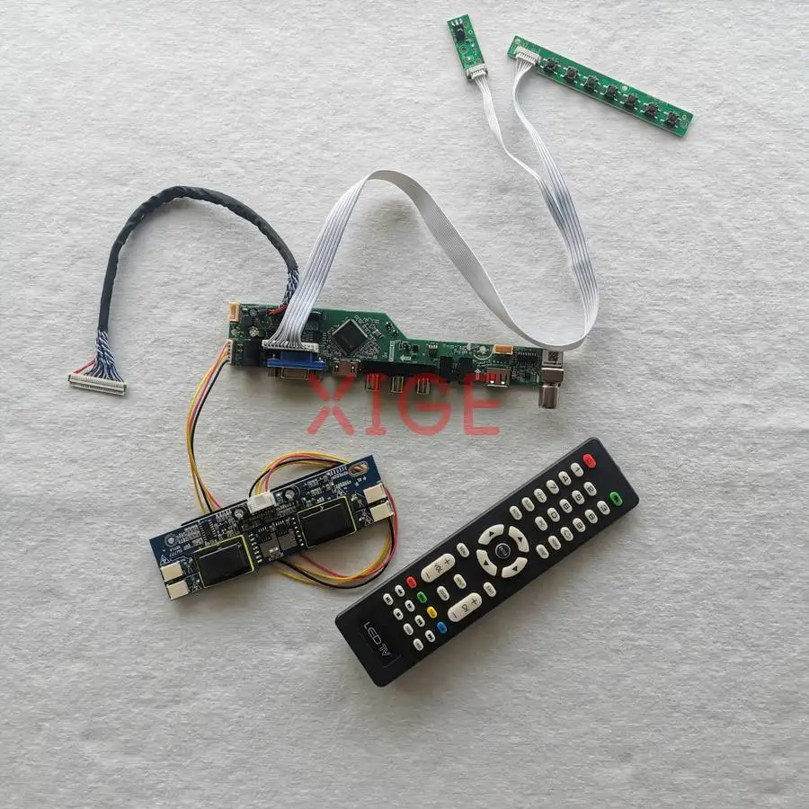 

Комплект плат контроллера дисплея для M190PW01 LTM190M2 SVA190WX1 LM190WX1, 4-CCFL, 1440*900, USB+AV+VGA+HDMI, 1440x900, 30-контактный LVDS