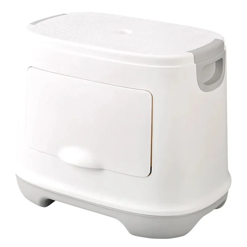 Outdoor Storage Stool Waterproof PP Plastic Foldable Ottoman Garden Patio Seat Multifunctional Non Slip Durable Banco Adult Kids