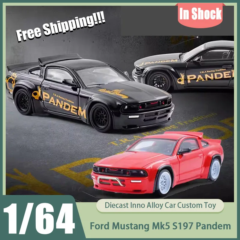 

Новая модель в наличии: Коллекционная литая модель Ford Mustang Mk5 S197 Pandem Rocket Bunny Widebody в масштабе 1:64, модифицированная, рождественский подарок