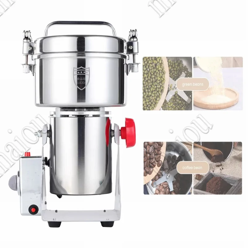 High Power Electric Coffee Grinder Kitchen Cereal Nuts Beans Spices Grains Grinder Machine Multifunctional Home Coffee Grinder