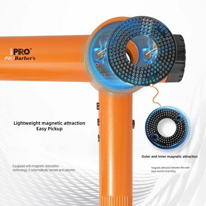 1800W High-Speed Brushless Hair Dryer Professional Hair Salon High-Power Quick Drying Hair Dryer Without Damaging Hair