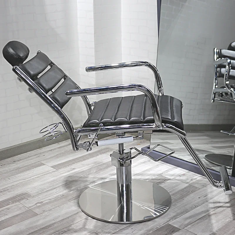 Factory direct sales new hairdressing chair barber shop hair salon hair lift Japanese rotating high-end reclining chair