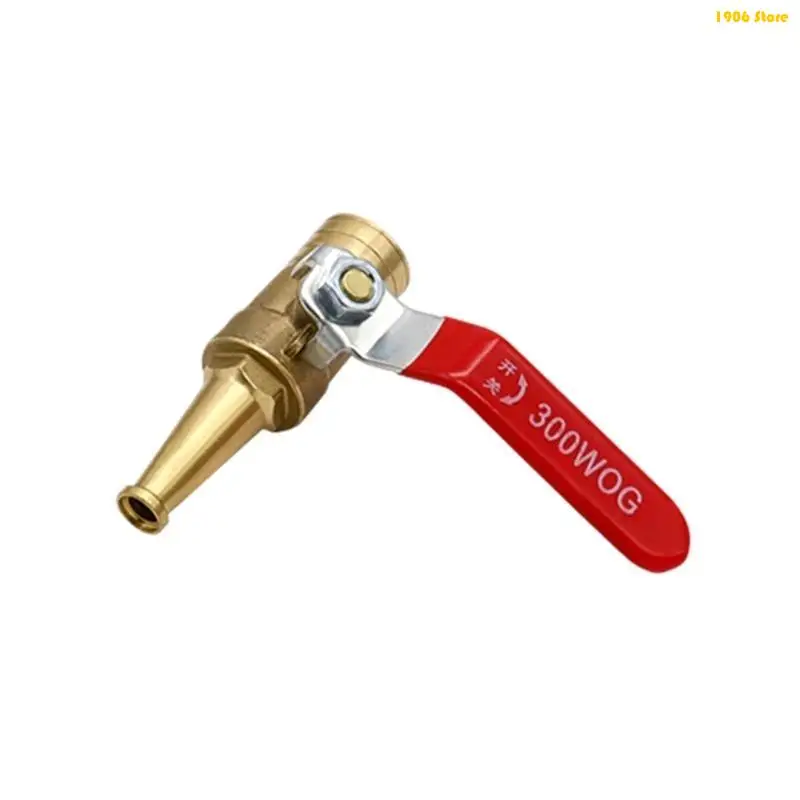 U1JB Heavy-Duty Metal Twist Hose Nozzle, High Pressure Hose Nozzle with On-Offs Valves Metal 1/2inch Connector