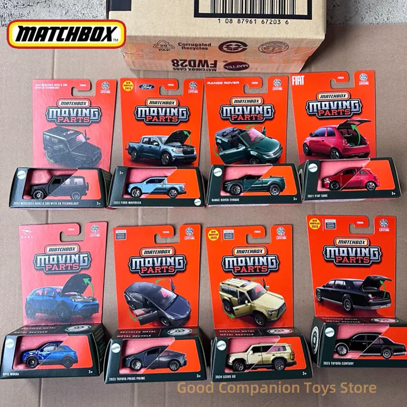 In Stock Original Matchbox 2025 Moving Parts Mix 2 8-Piece Collector 1:64 Scale Diecast Vehicle Model Cars New Genuine Unopened
