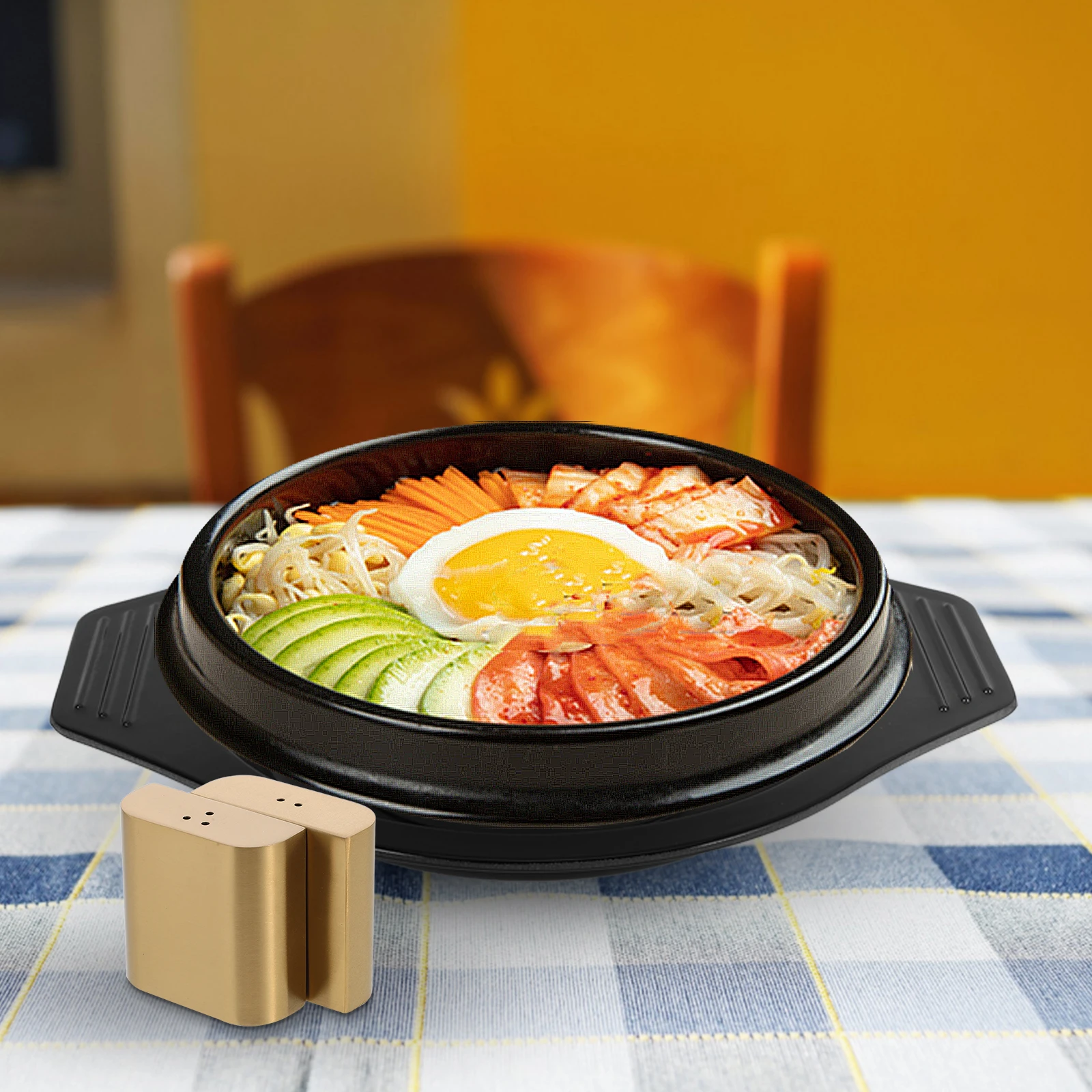 

2Pcs Stainless Steel Seasoning Bottle Large Capacity Modern Spice Shaker Lid Salt Pepper Dispenser for Kitchen Restaurant Use