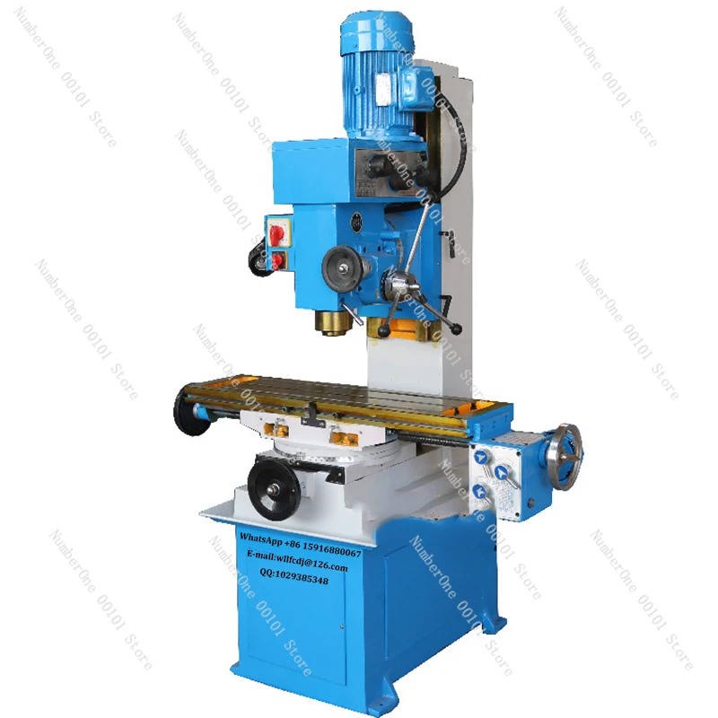 ZX50C Vertical Metal Milling Machine Small Gear Drive Drilling And Milling Machine 1.5/2.2KW 115-1750r/min Speed