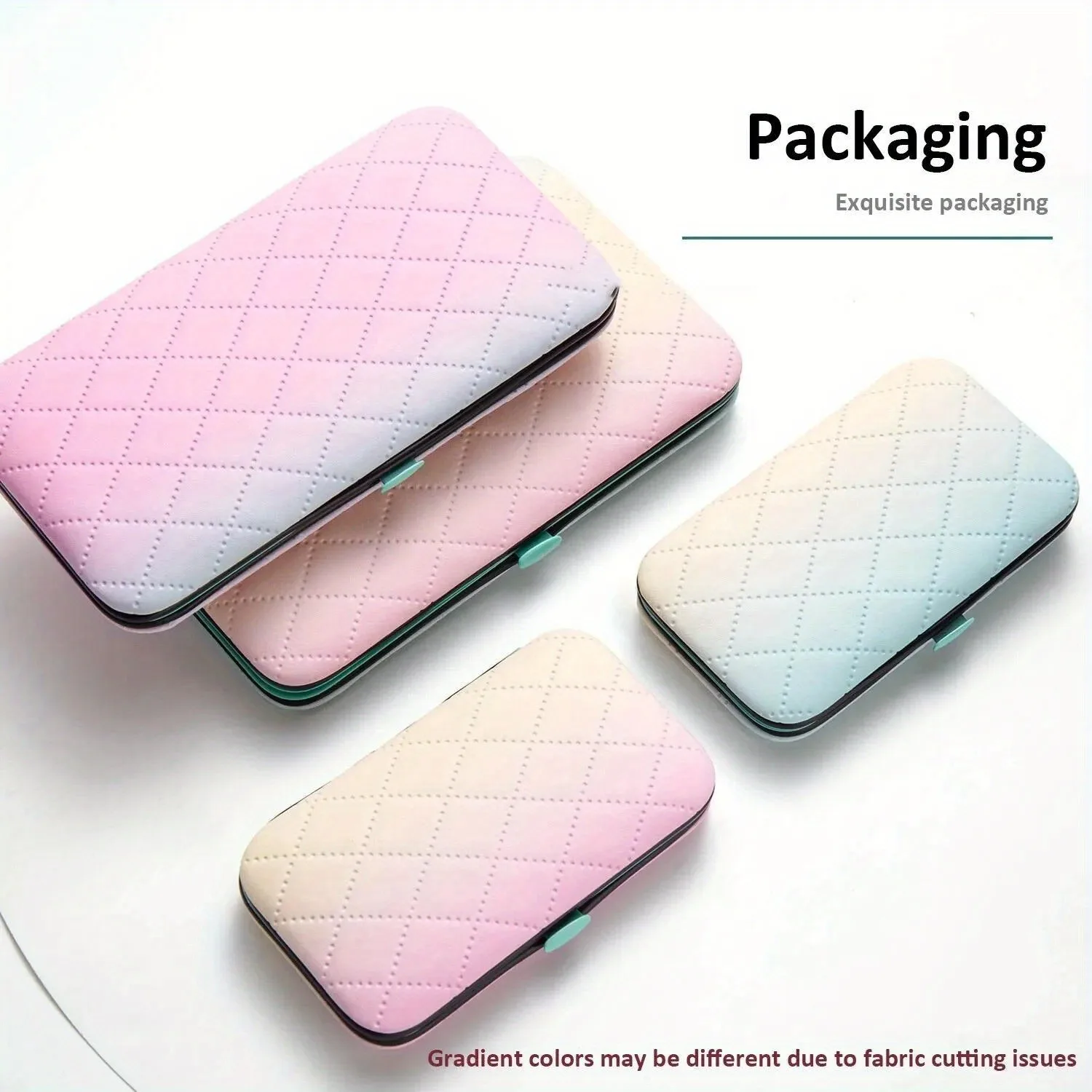 7/10/18 stücke Maniküre Set Pediküre Sets Nagel Clipper Edelstahl Professionelle Nagel Cutter Werkzeuge Reise Fall Kit