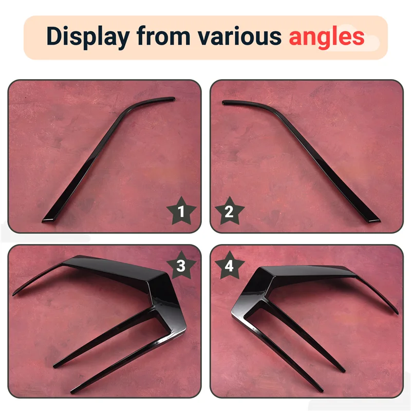 

Car Tail Light Covers Trim Rear Lamp Cover Air Knife For Golf 7 2012-2015 R400 Car Styling