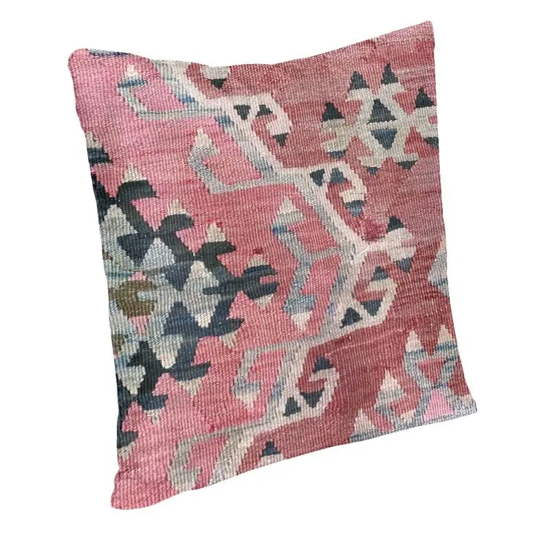Boho Kilim Persian Carpet Woven Textile Cushion Cover Double Side Print Turkish Tribal Ethnic Art Floor Pillow Case Pillowcase