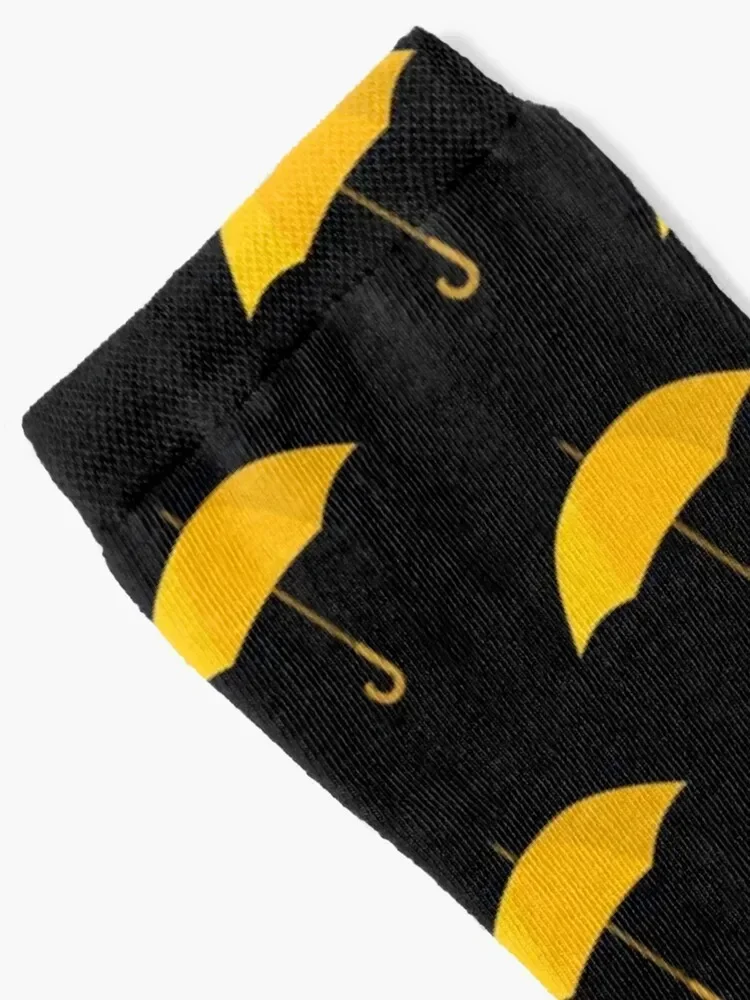 yellow umbrella funny how sometimes you just find things HIMYM Socks essential gifts winter Novelties Women Socks Men's