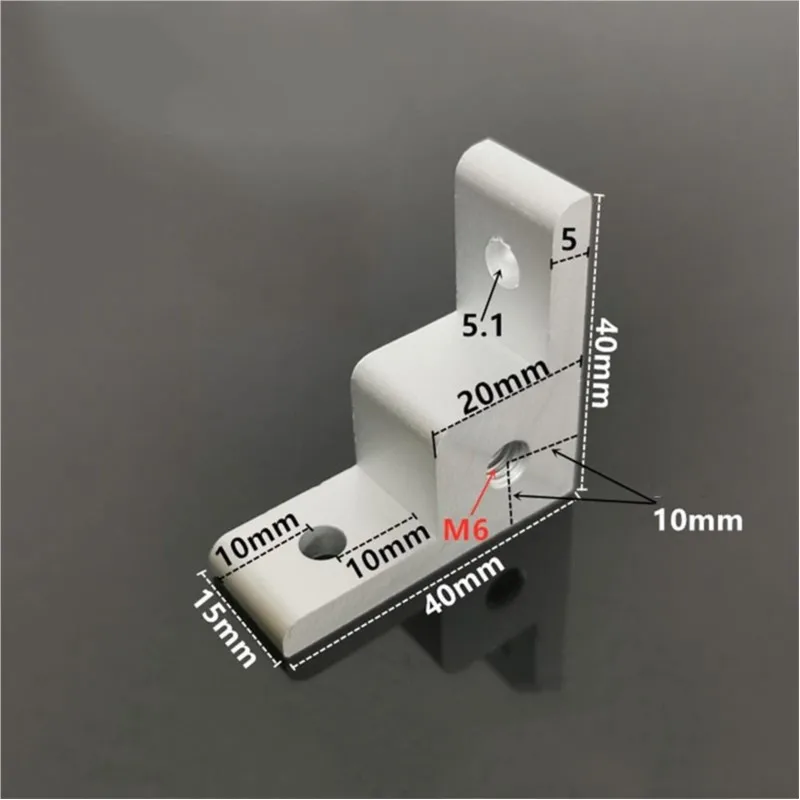 Corner Bracket 1Pc Right Angle Connector for 2020 3030 4040 Aluminum Profile Extrusion Corner Code Hardware
