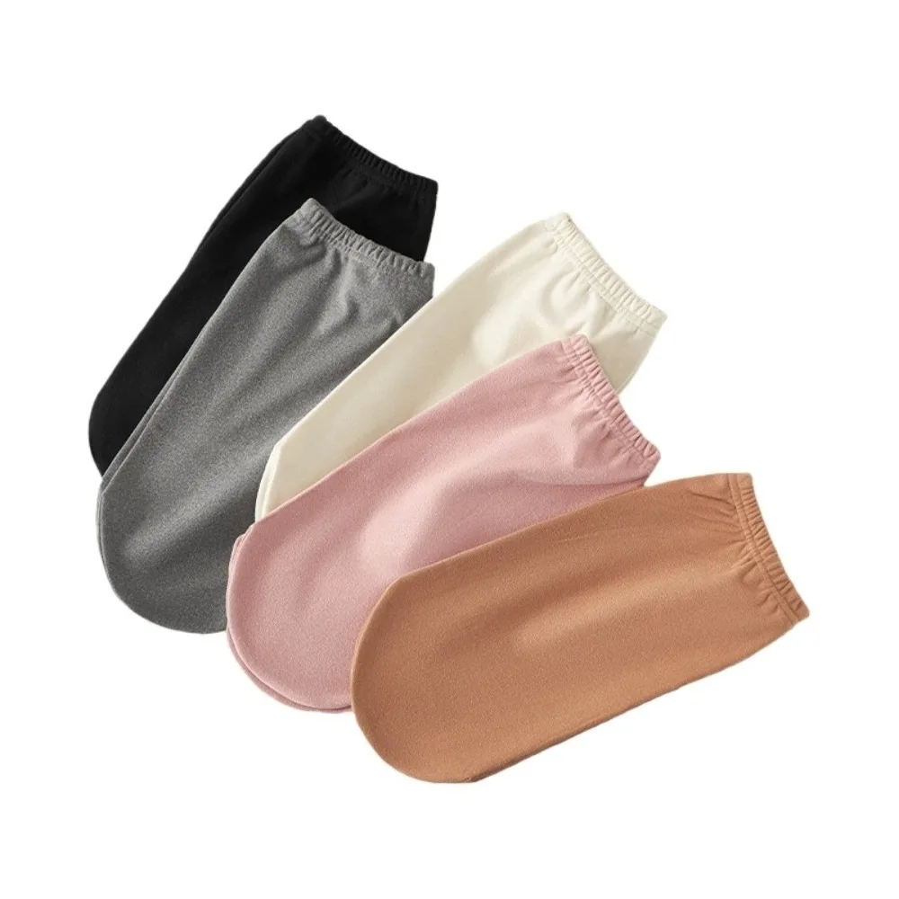 

5pairs Keep Warm Sleeping Socks Night Wear Soft Loose Foot Covers Postpartum Care Solid Color Air Conditioning Socks Unisex