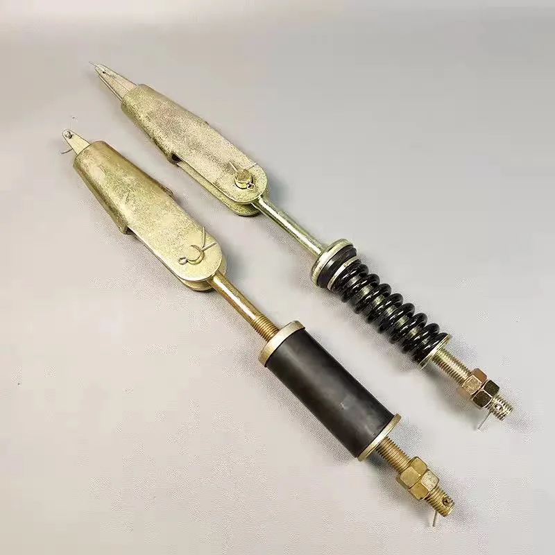 Elevator movable wire rope head combination rod cone sleeve type clip spring