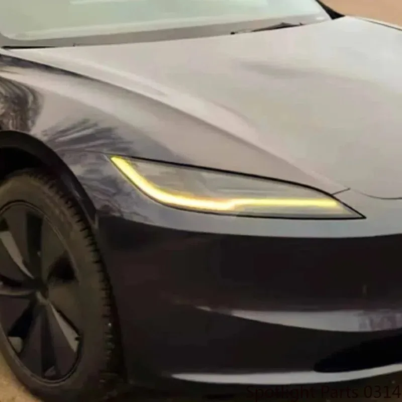 テスラ モデル3 2024年以降用 改造LEDヘッドライトDRLボード デイタイムランニングライトチップモジュール 車アクセサリー エンジェルアイズ