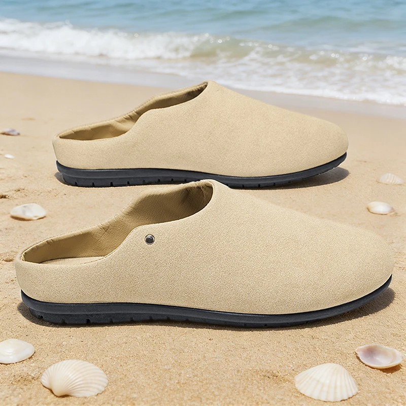 

Новые весенне-летние стильные мужские полутапочки больших размеров: легкие, дышащие, модные, для отпуска, вечеринок и свиданий